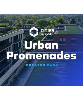 Cities: Skylines II - Creator Pack: Urban Promenades DLC Steam Key EUROPE